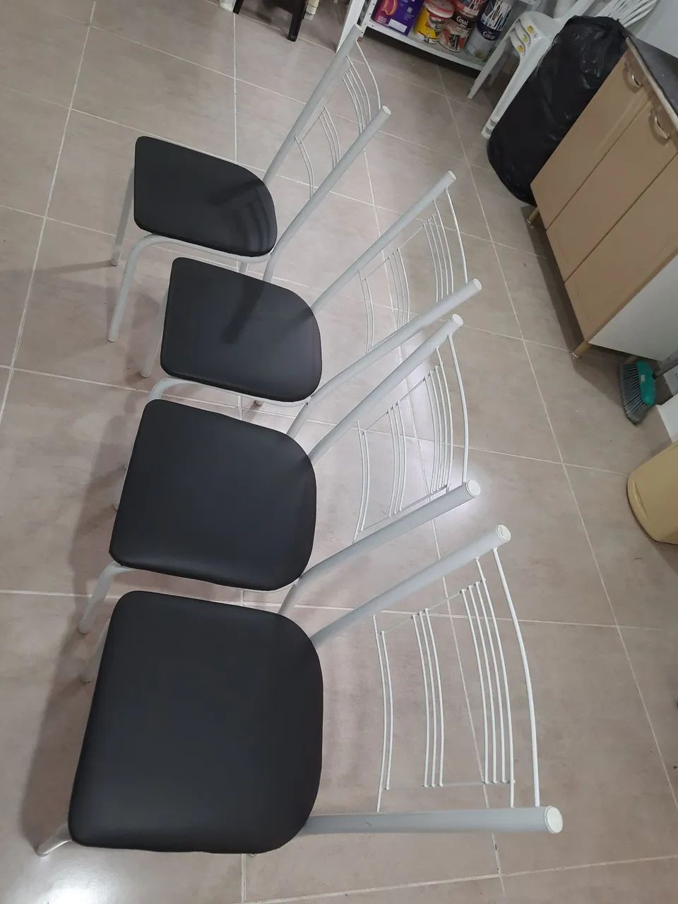 MESA TUBULAR COM TAMPO DE GRANITO - Foto 2