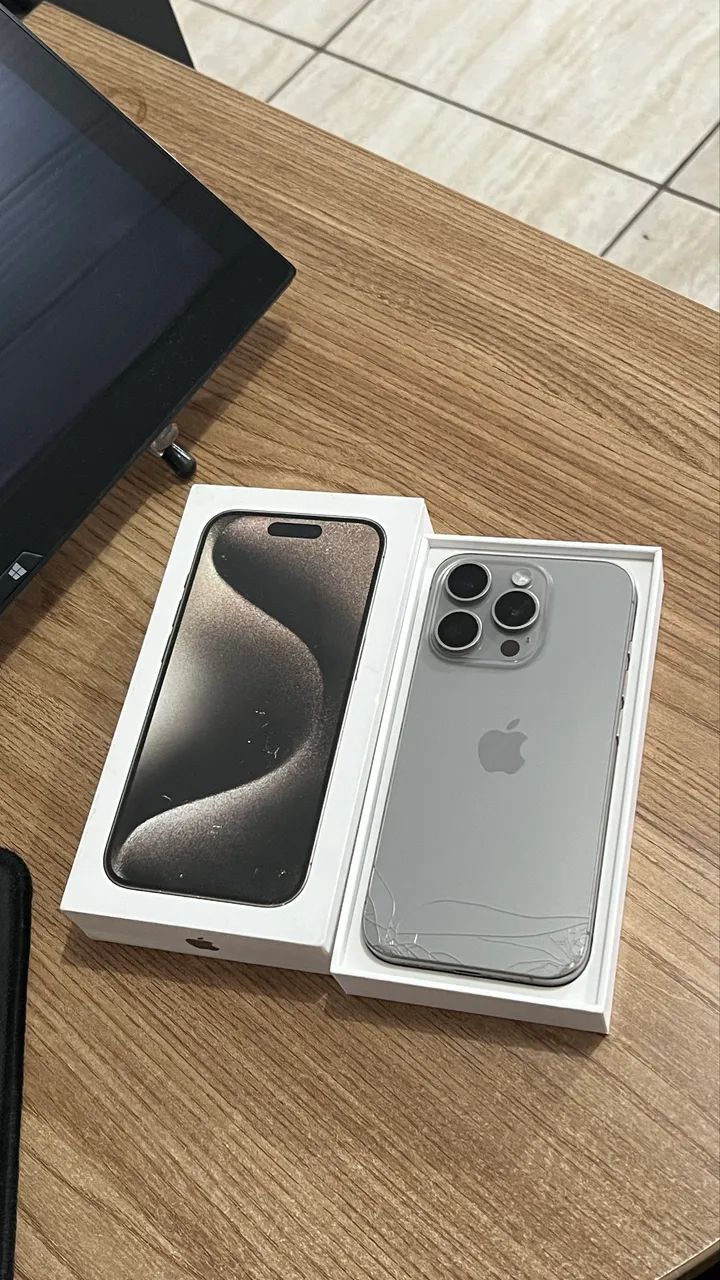 iPhone 15 pro em 18x no cartão sem juros - Celulares e Smartphones