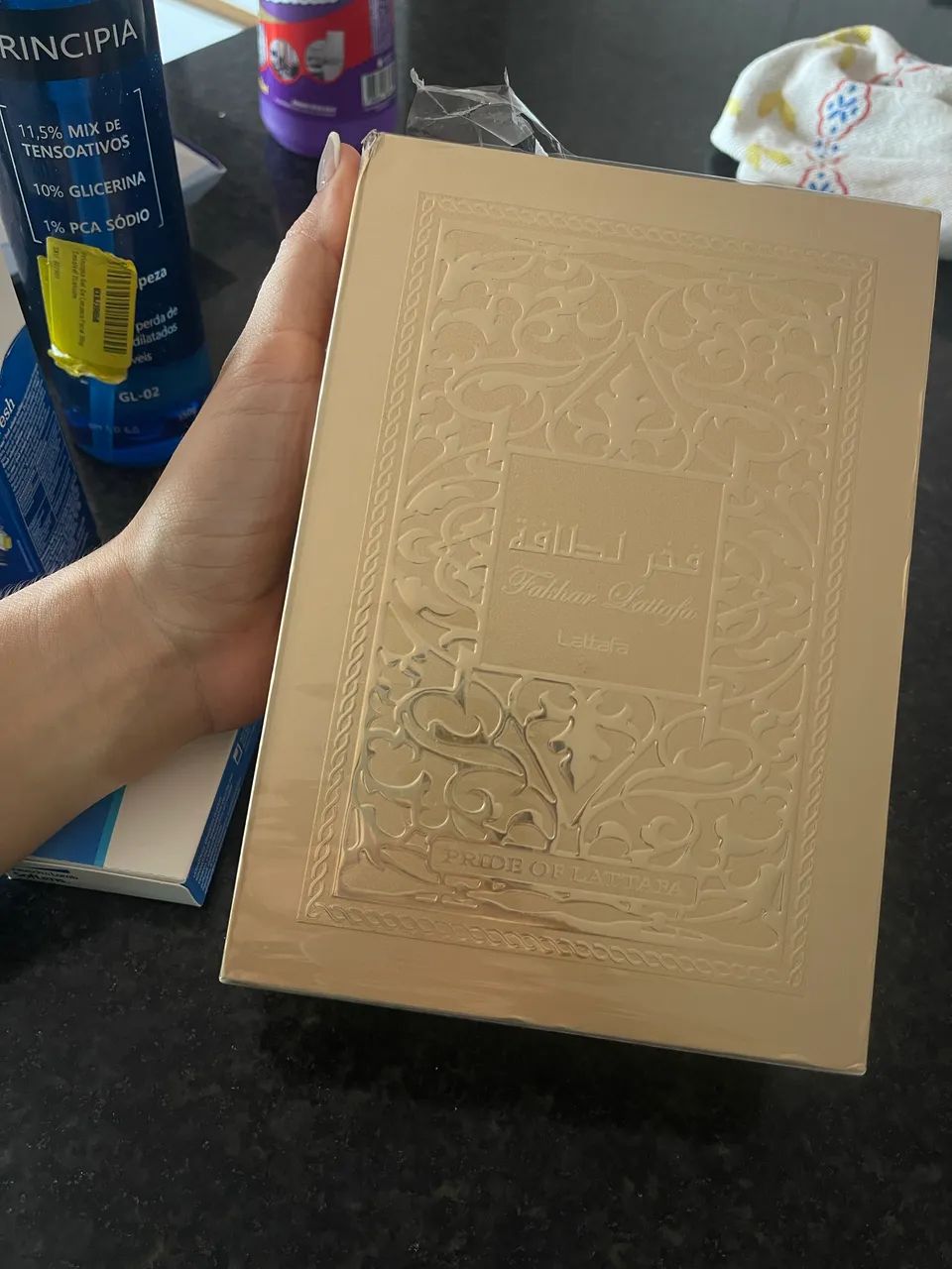 Perfume Árabe Lattafa Fakhar Gold Extrait Eau De Parfum 100m - Foto 2