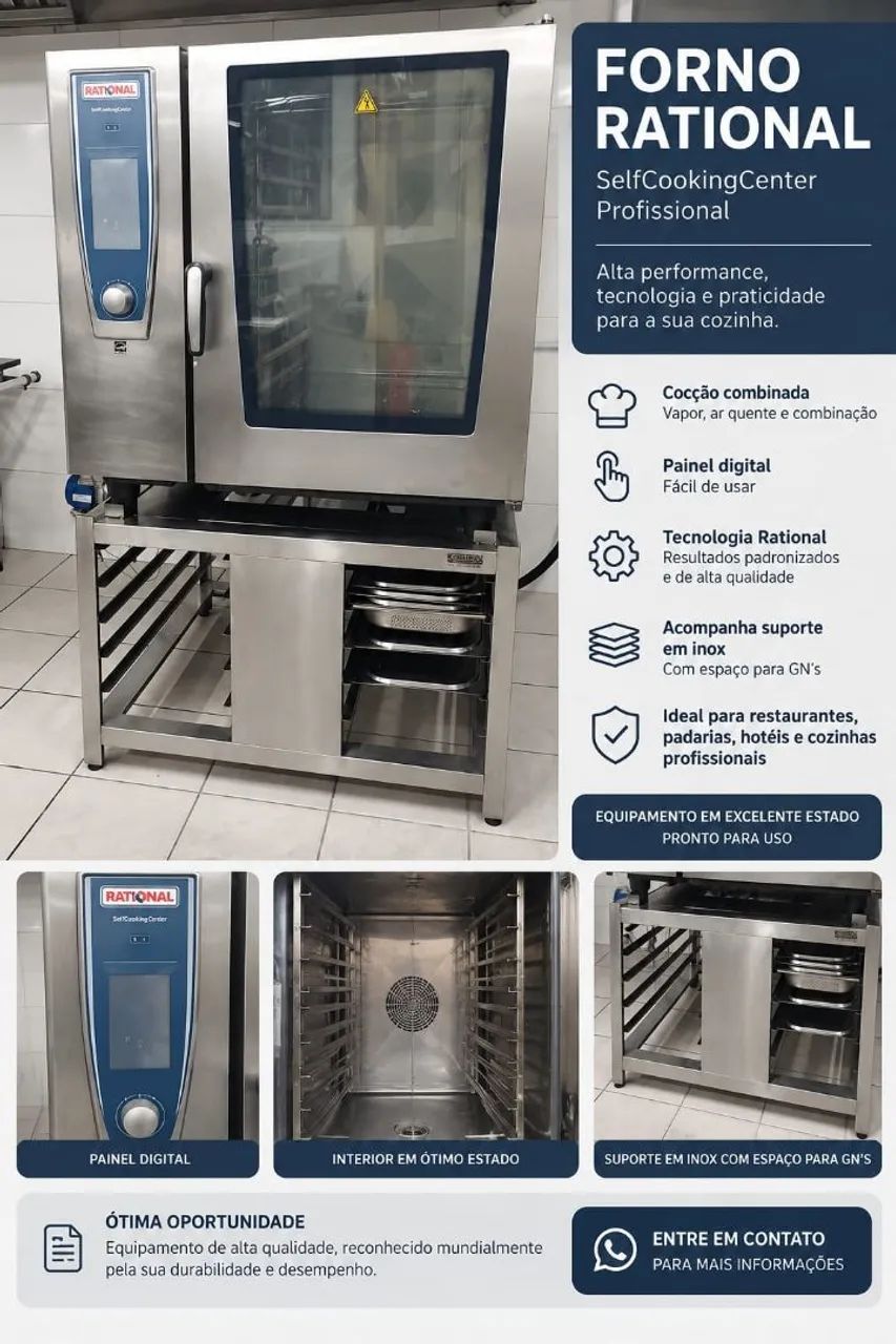 Forno combinado Rational 20 GNs