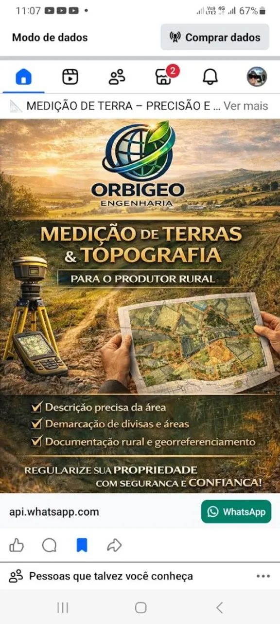 Topografia e Georreferenciamento  - Foto 4