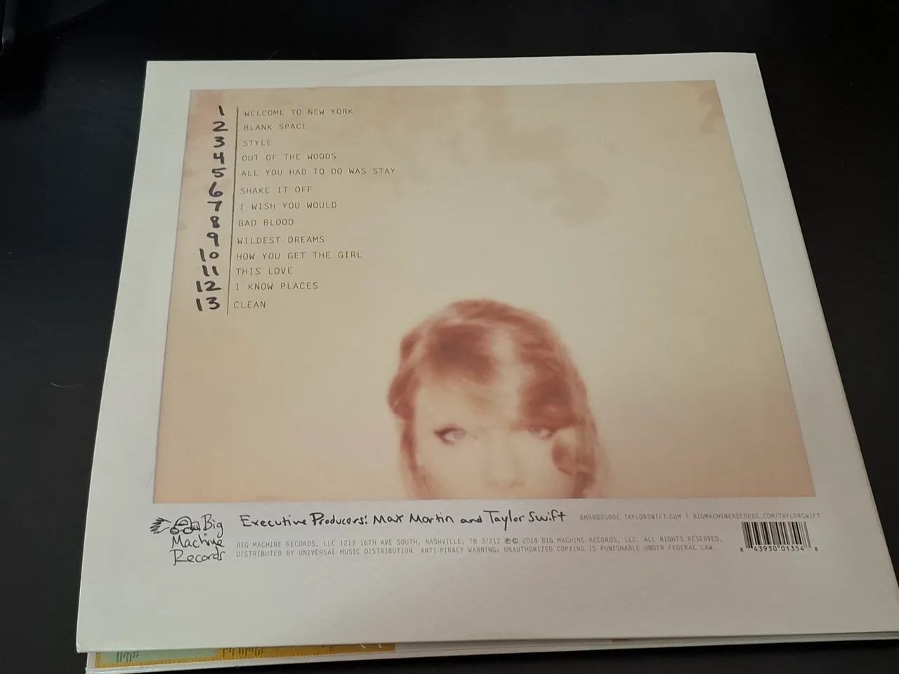 Taylor Swift 1989 Vynil - Foto 2