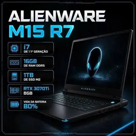 Notebook Alienware M15 R7 240Hz - Foto 2