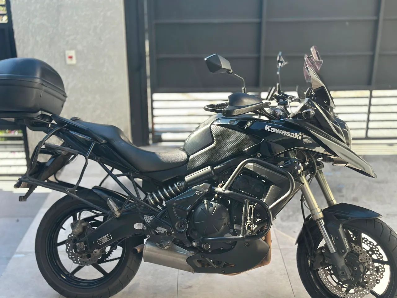 Versys tourer impecável com vários acessórios incluindo os bauletos lateral zero , sem uso - Foto 6