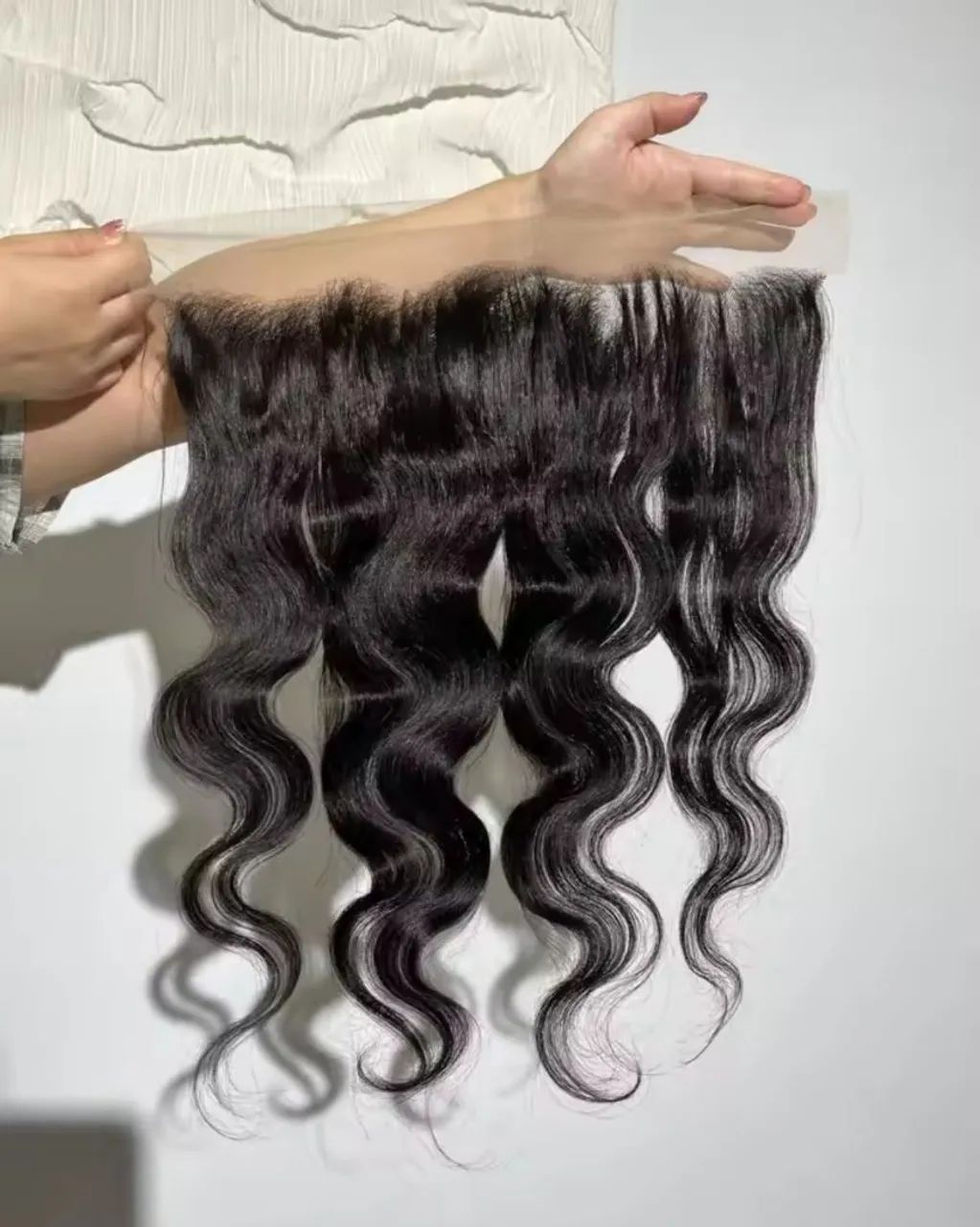 Top closure cabelo humano do sul - Foto 3