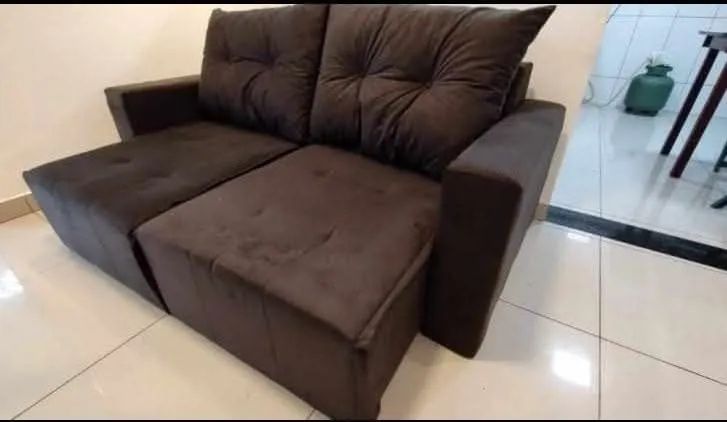 TEXAS 180X140 TECIDO SUEDE DENSIDADE D28 ESPUMA DUPLA  - Foto 3