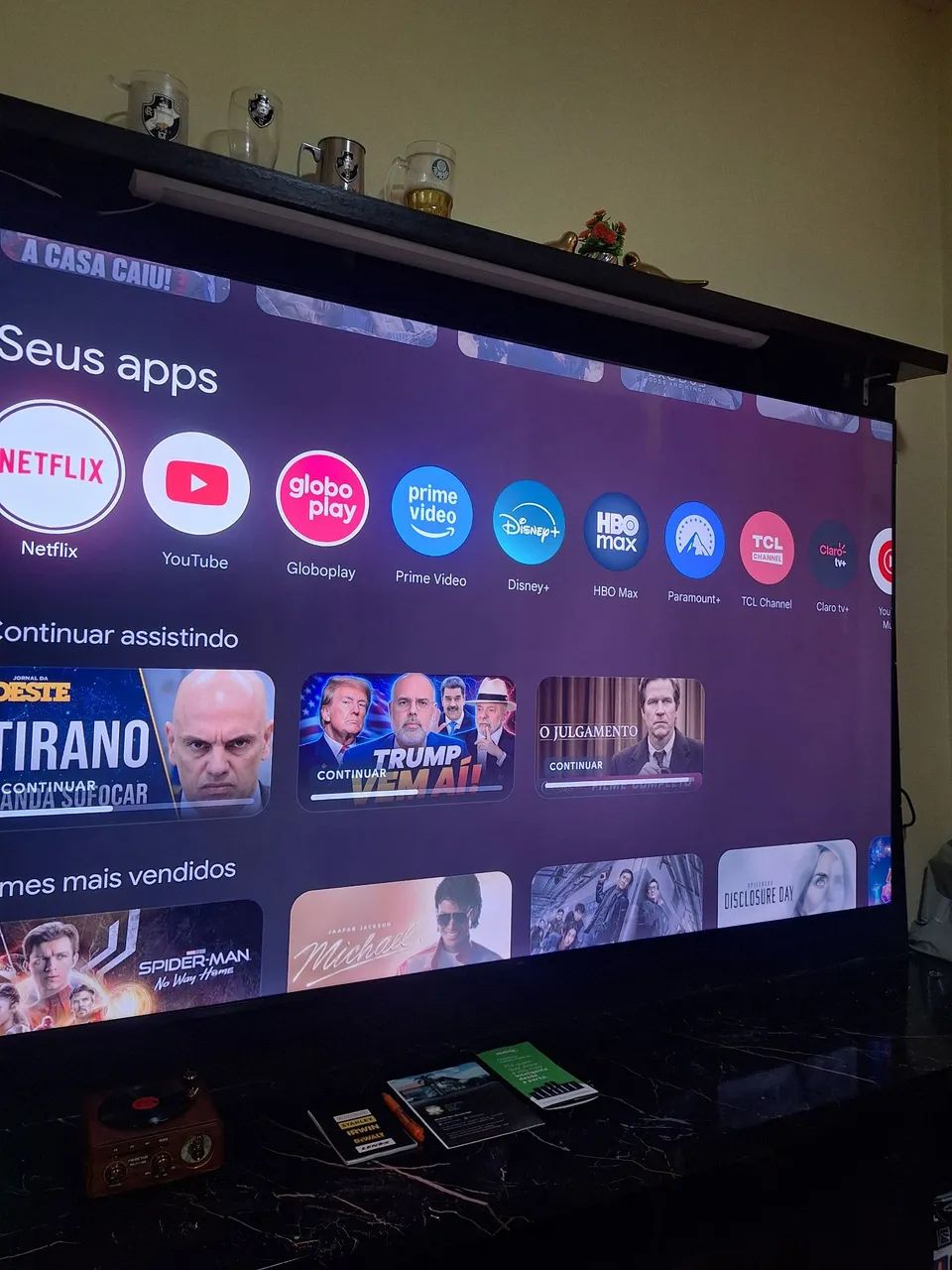 Smartv TCL 85 polegadas Android  - Foto 4