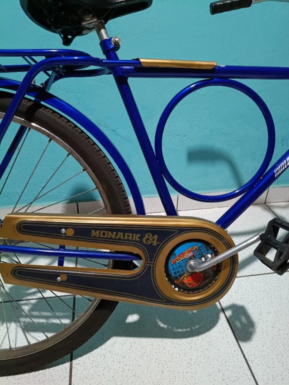 Bicicleta Monark cachimbada antiga - Foto 3