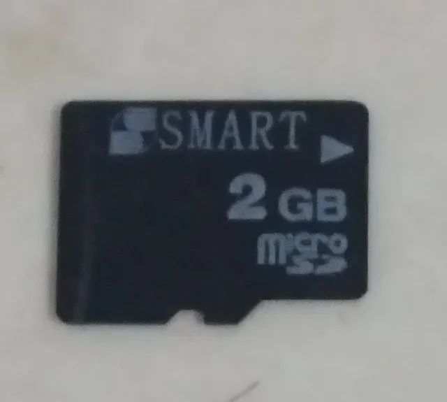 Cartão de memória microsd  de 2 GB