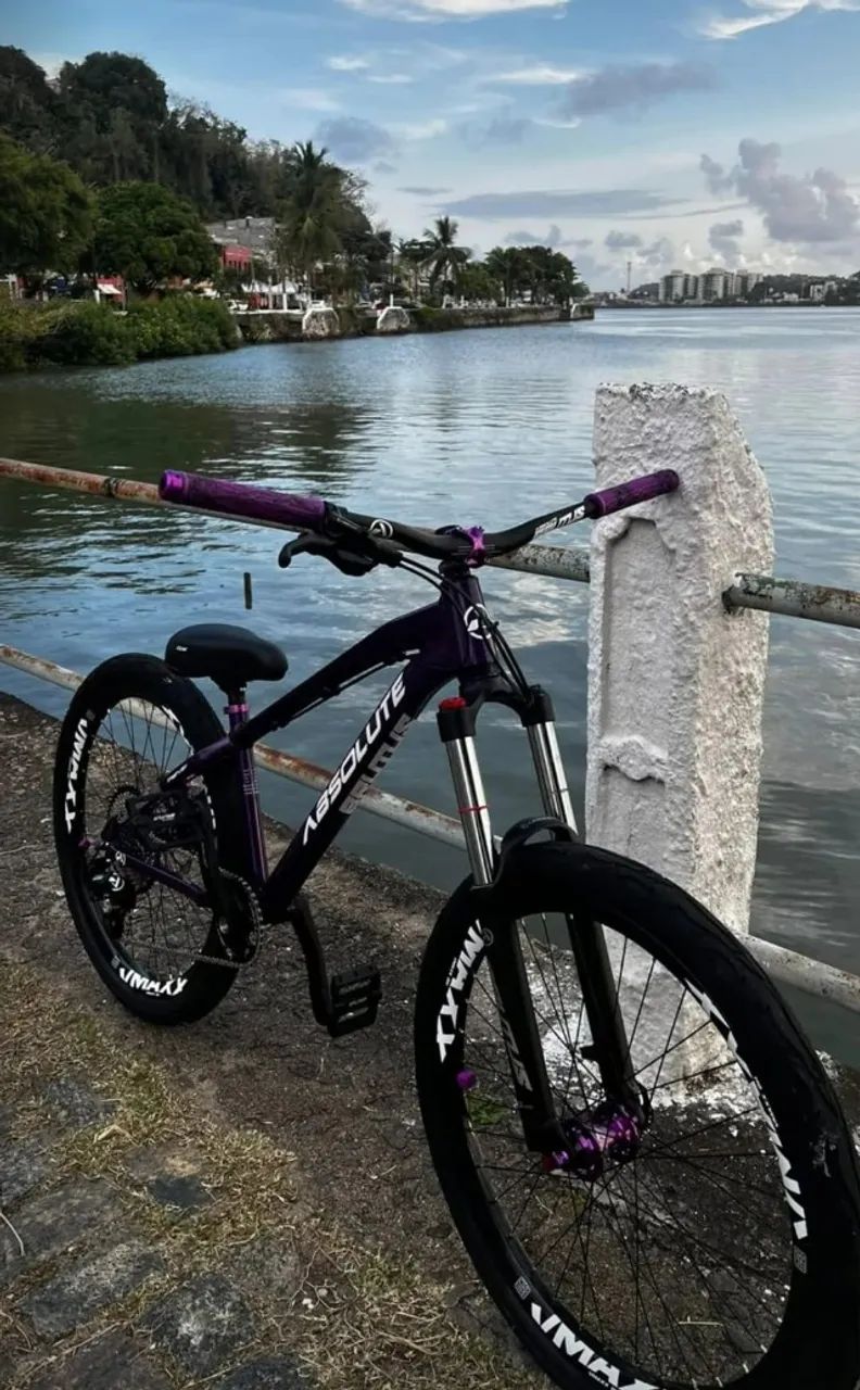 Bicicleta Absolute Roxa - Foto 5