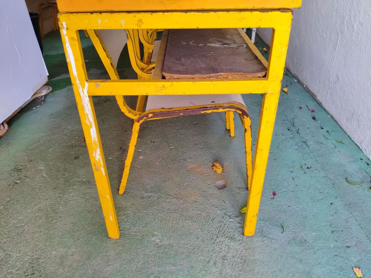 Mesas e cadeiras de Ferro antigas  - Foto 2