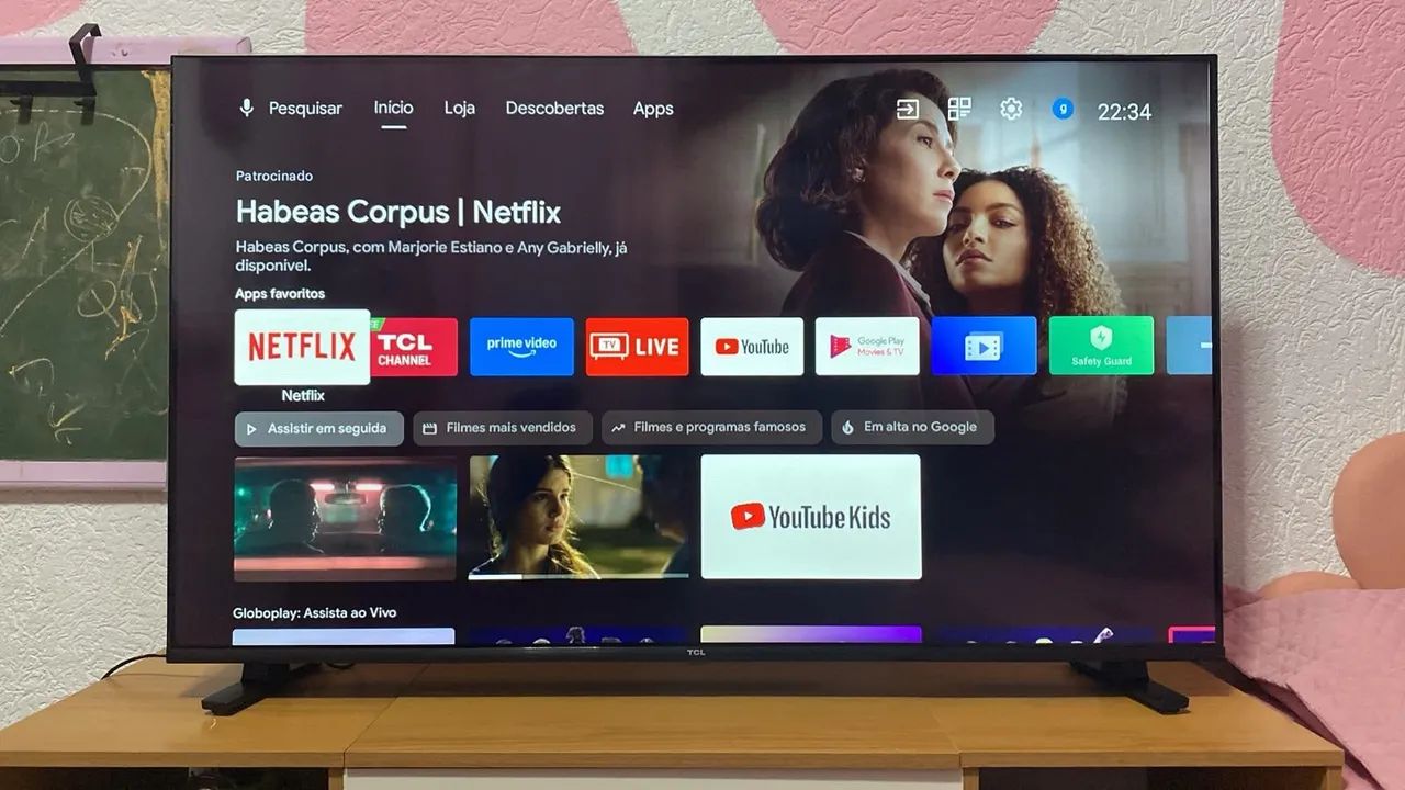 Tv smart TCL 4k Android 43 polegadas 