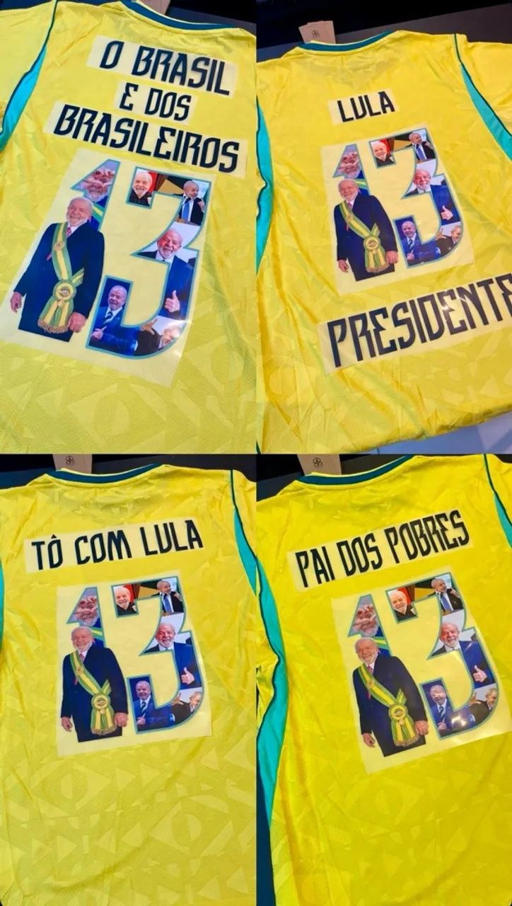Camisa do Brasil , Lula e Flávio .  - Foto 4
