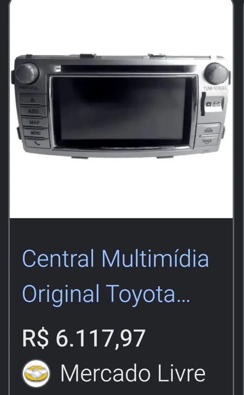 Multimídia Toyota original  - Foto 3