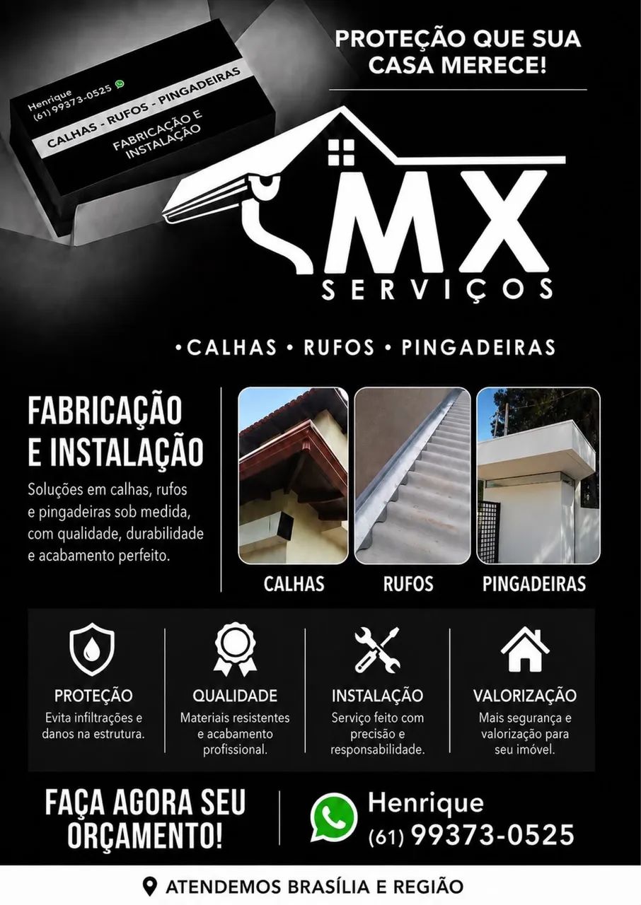 Calhas/Rufos e Pongadeiras  - Foto 4