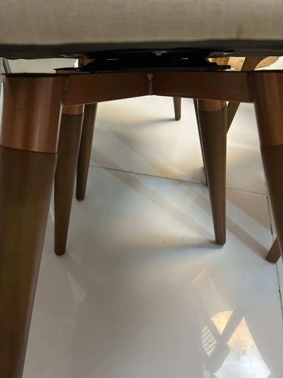  4 Cadeiras modernas de linho  - Foto 3