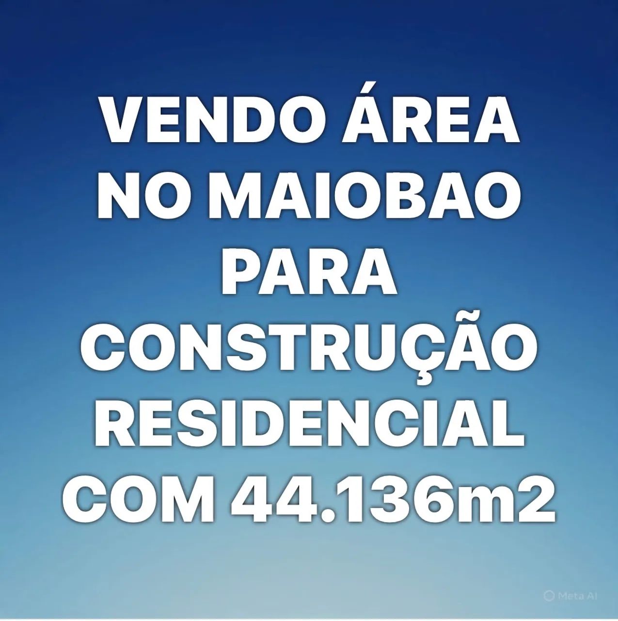 VENDO TERRENO PARA CONSTRUÇÃO DE CONDOMÍNIOS