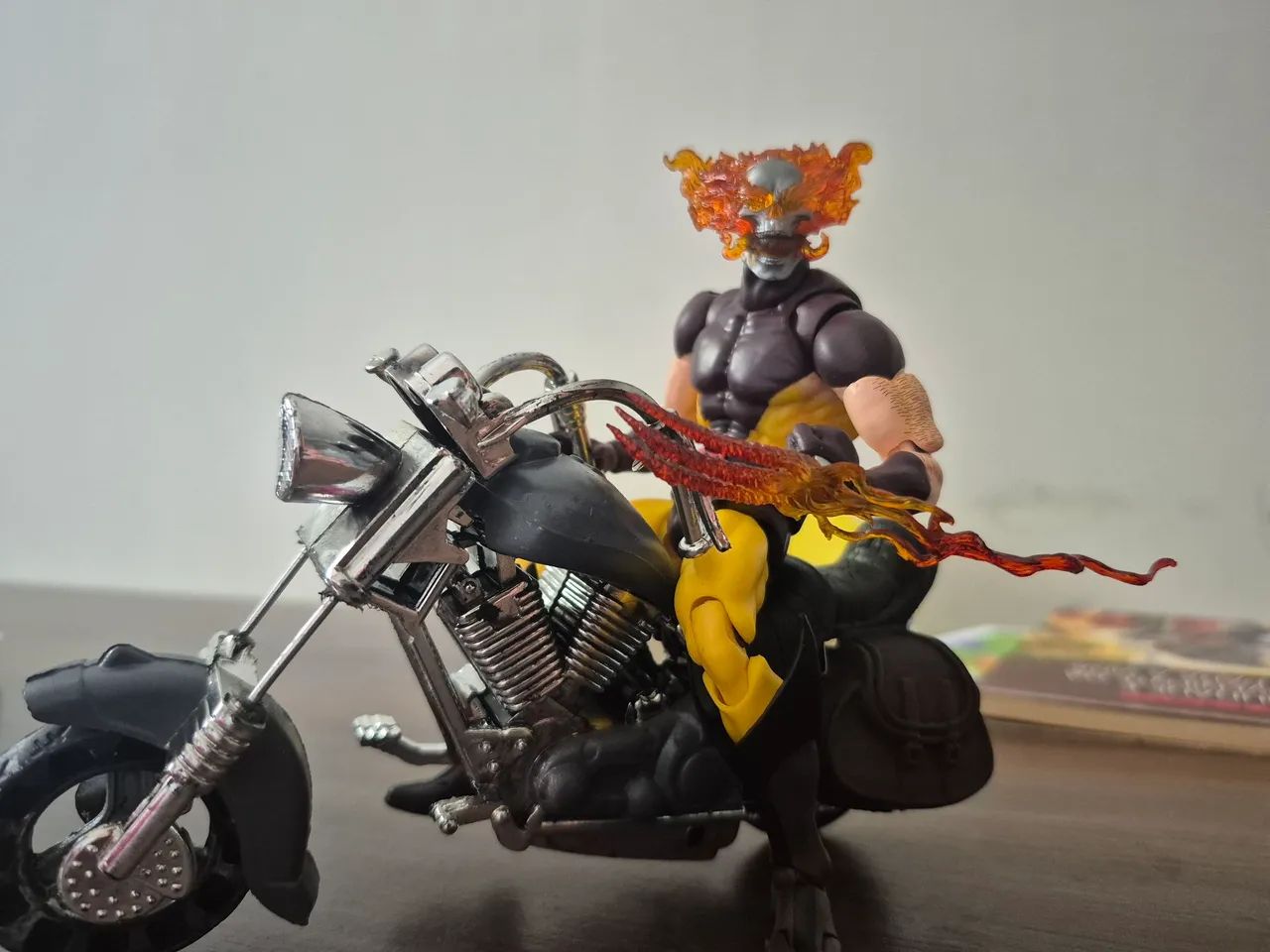 Wolverine Hellverine ct toys + moto custom - Foto 3