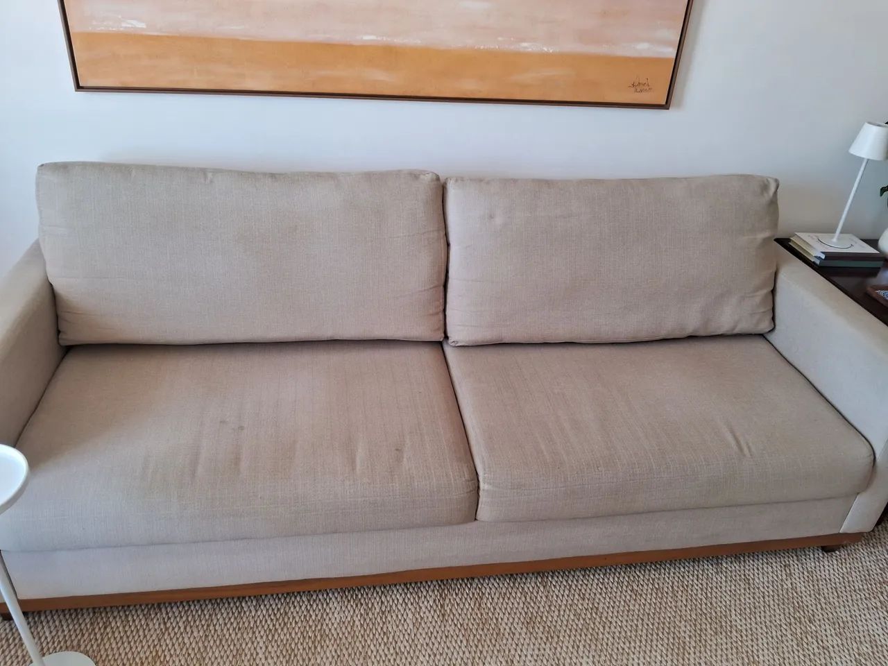 Vendo sofá 4 lugares - ACEITO CARTÃO  - Foto 3
