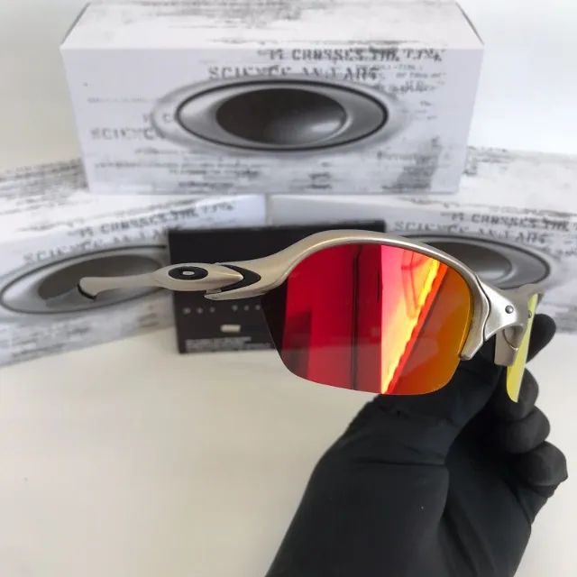 óculos oakley romeo2 ruby lentes polarizadas - Foto 4