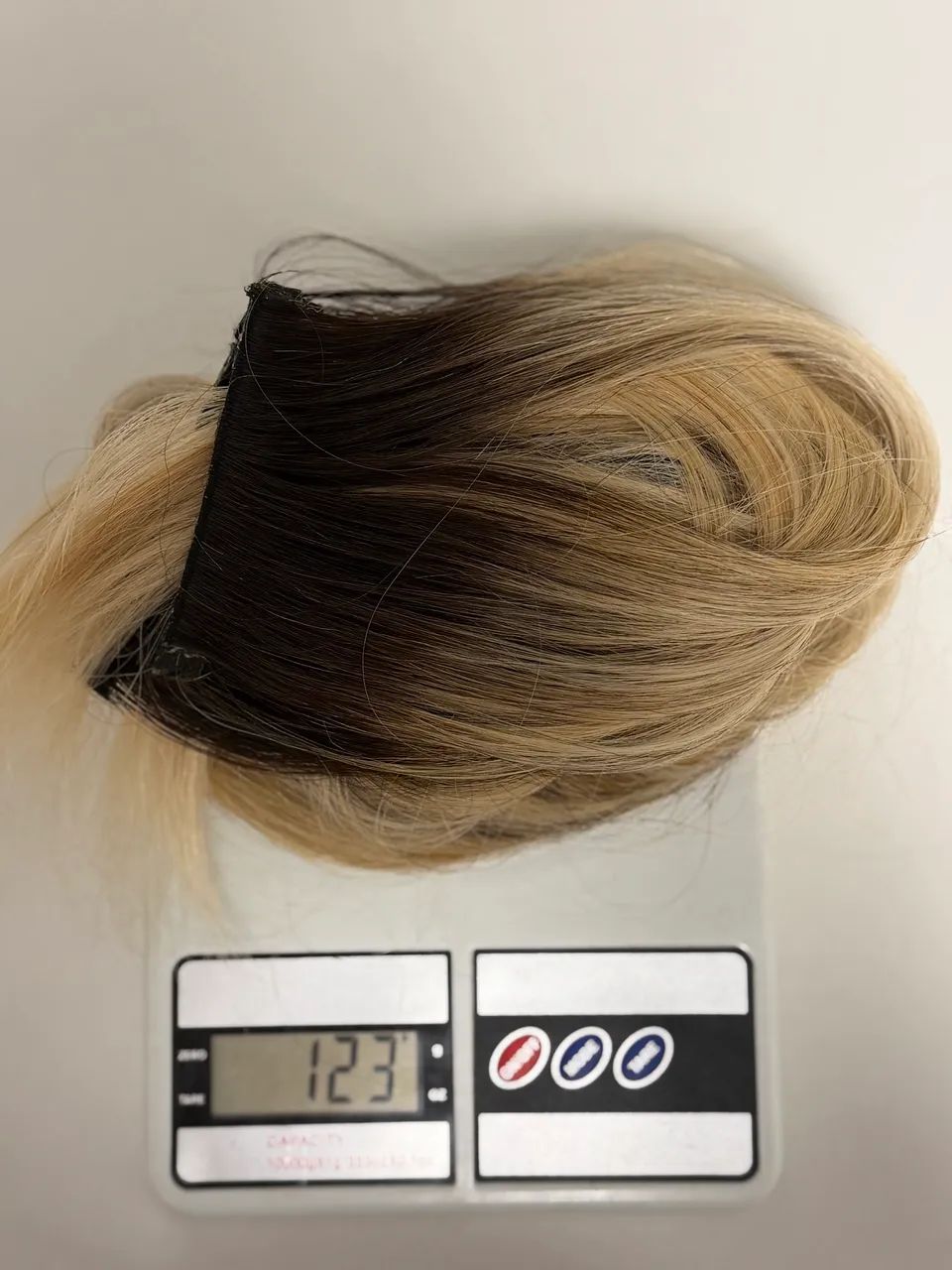 Cabelo Humano Brasileiro Loiro 44cm 120g  - Foto 3