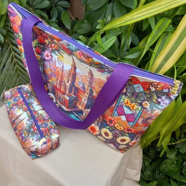 Bolsa Forrada com estojo - Foto 2