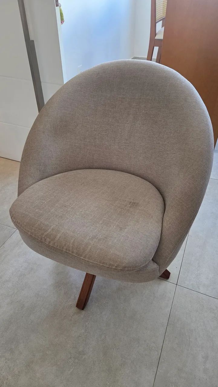 Par de poltronas giratórias - design moderno e aconchegante - Foto 5