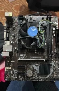 Placa-mãe MSI H310M PRO-VD + Processador Intel i3-8100