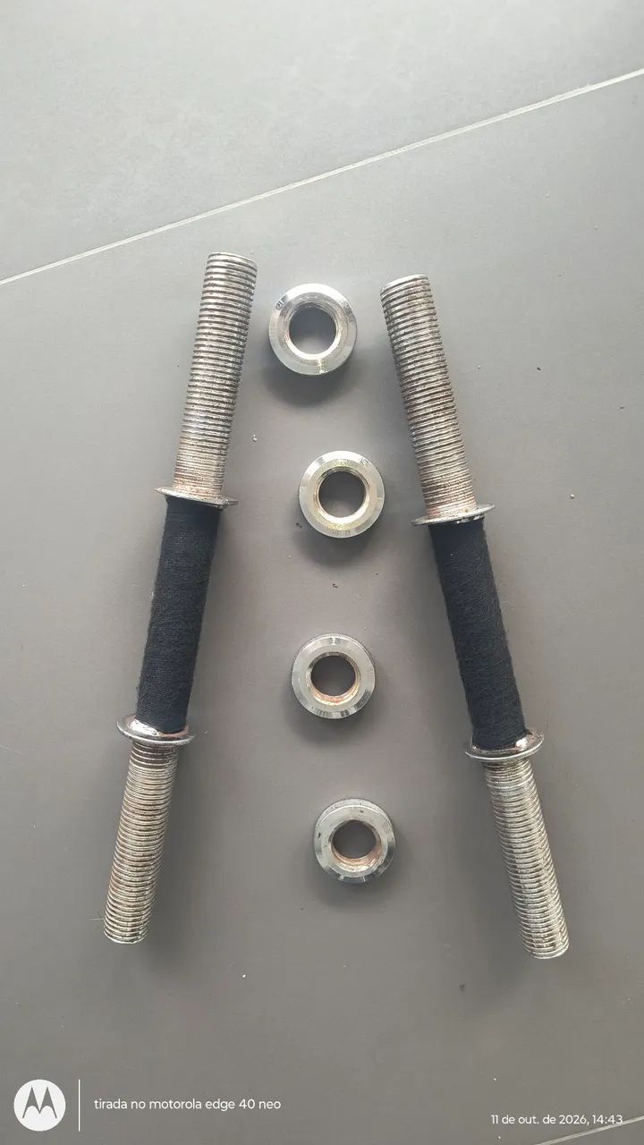 Barras de halteres 40cm