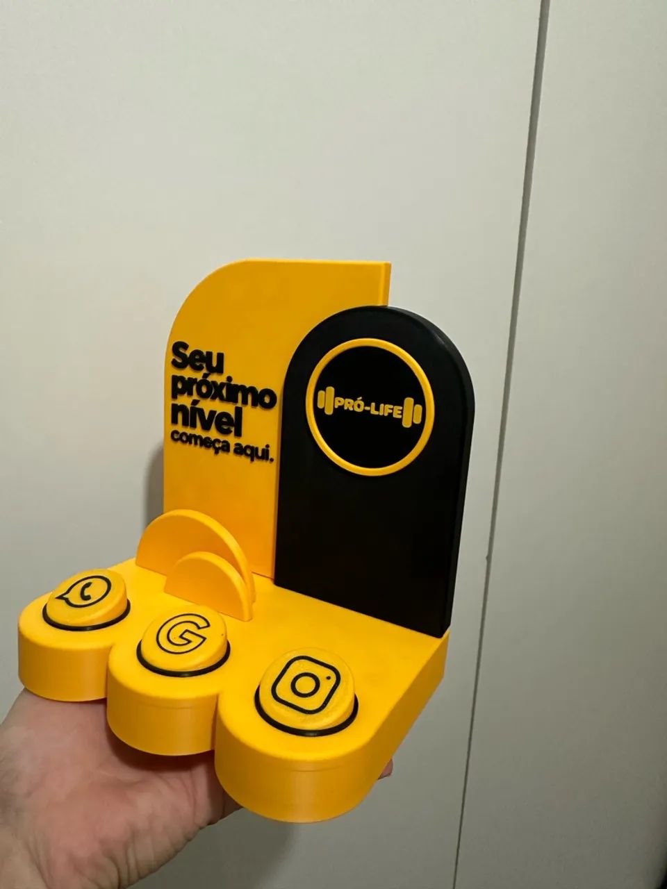 Plaquinha NFC para Comércio com WhatsApp Instagram e Google - Foto 3
