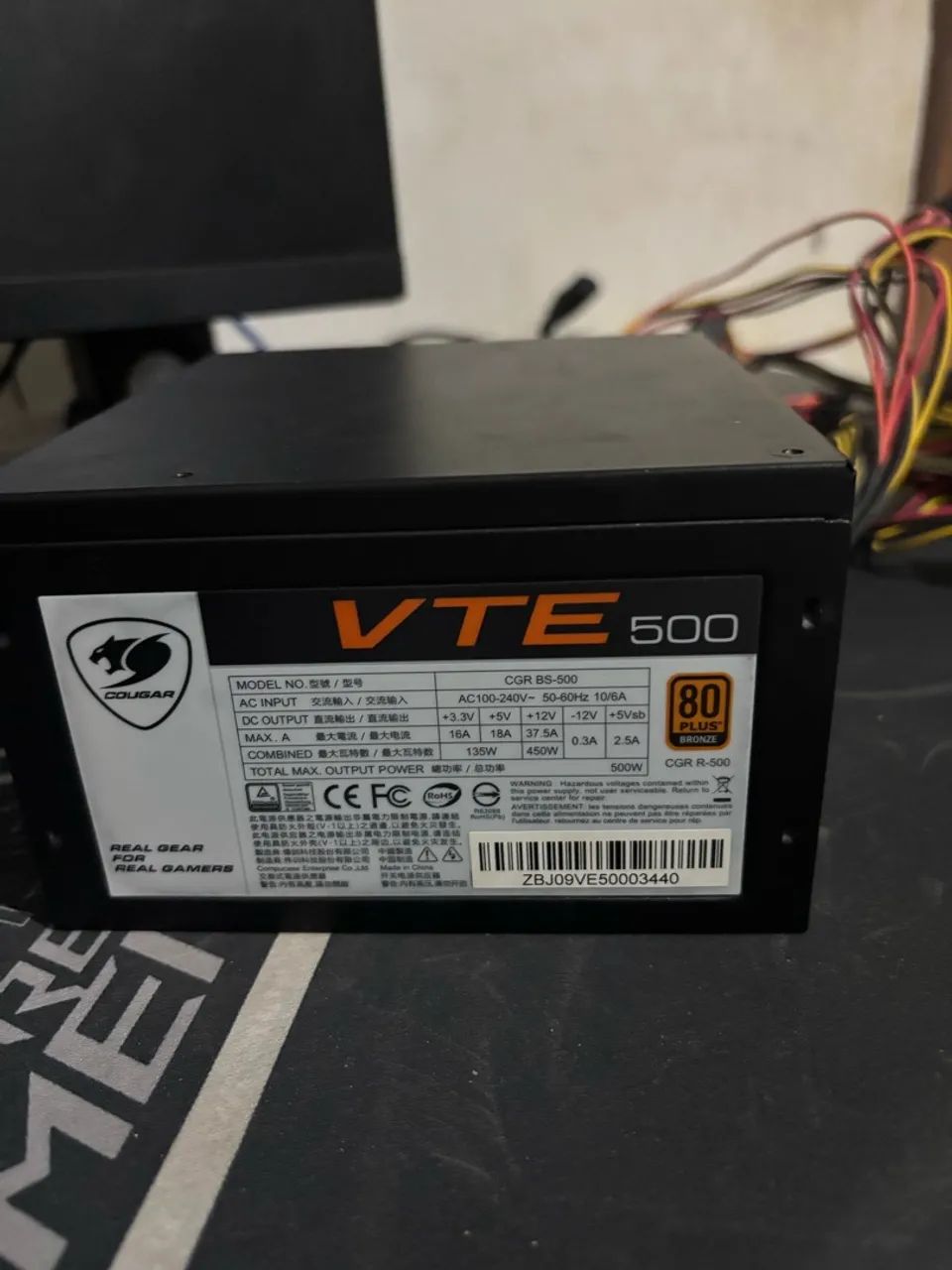 Fonte VTE 500w cougar  - Foto 3