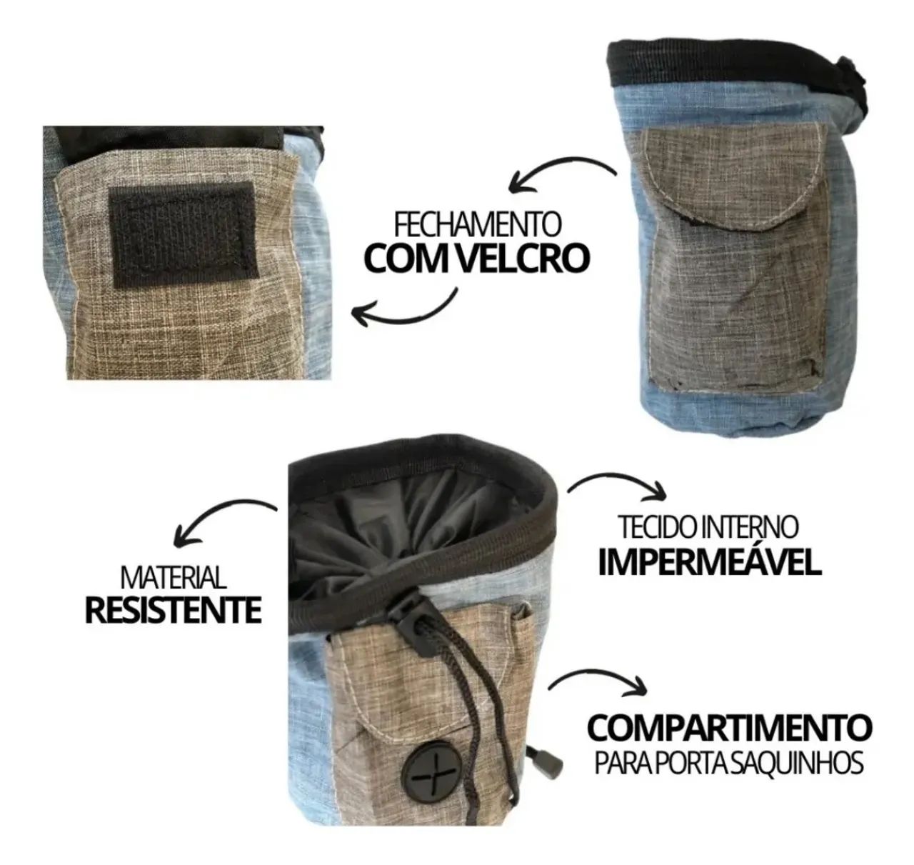 Petisqueira Porta Petiscos para Treinamento e Passeios com Pets - Foto 4