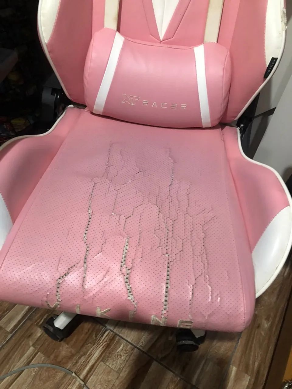 Cadeira gamer xtracer rosa. - Foto 4