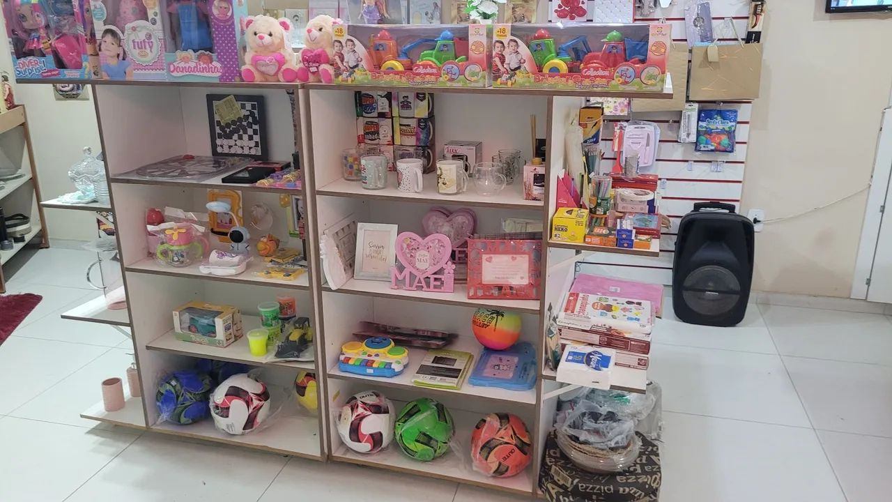 Ilha em MDF com prateleiras - Foto 4