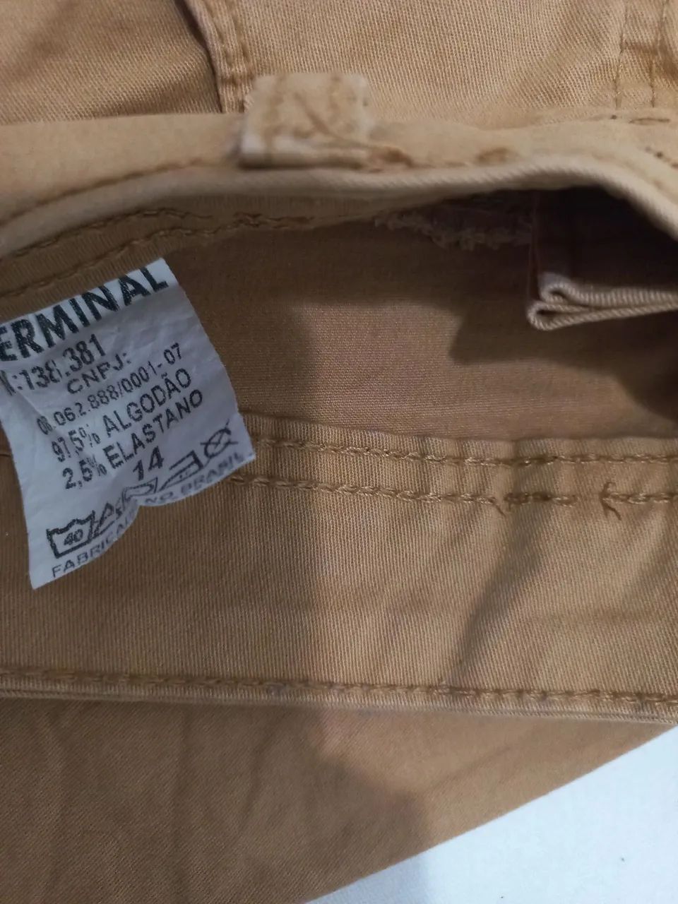 Bermuda infantil de sarja  - Foto 3