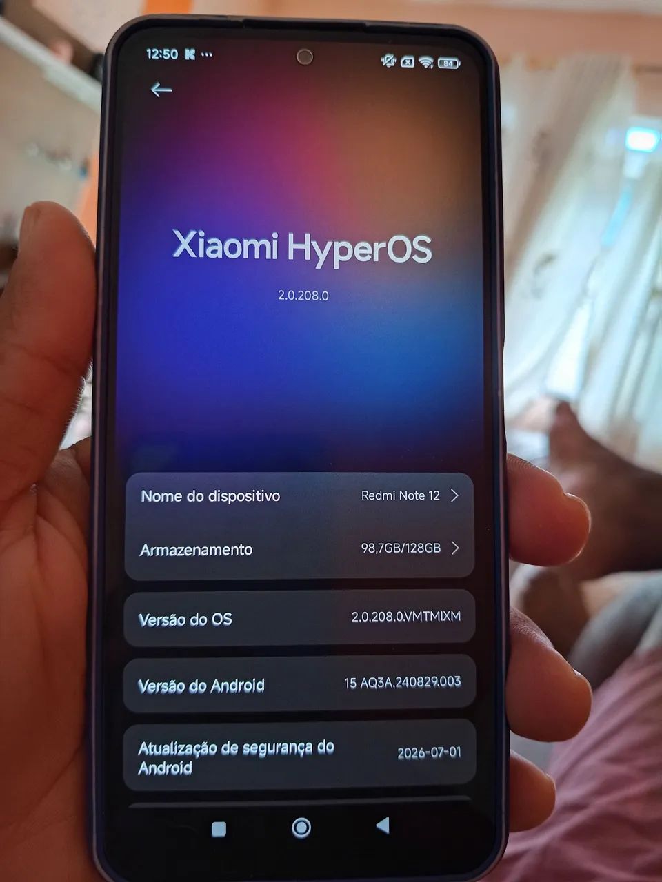 Vendo um celular redmi note 12 concervado  em perfeito estado  - Foto 3