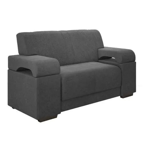 Sofa Atlanta 2 Lugares Tecido Veludo - Estofar - Foto 3