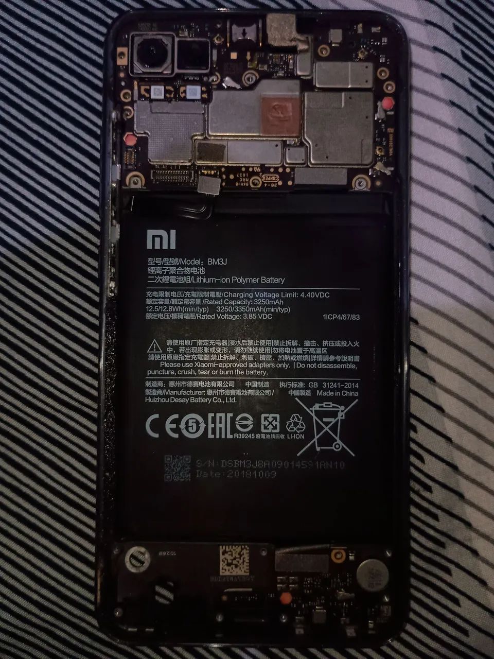 Carcaça de redmi 8 lite