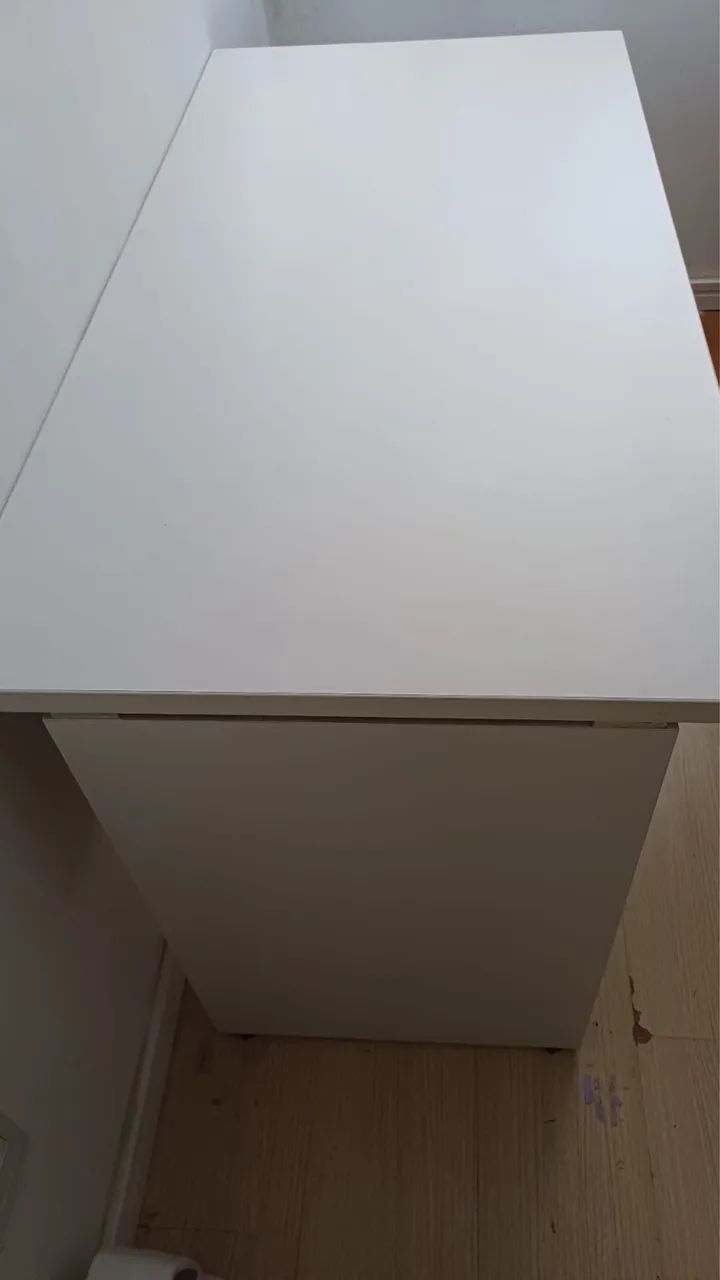 Escrivaninha Branca em MDF  - Foto 3