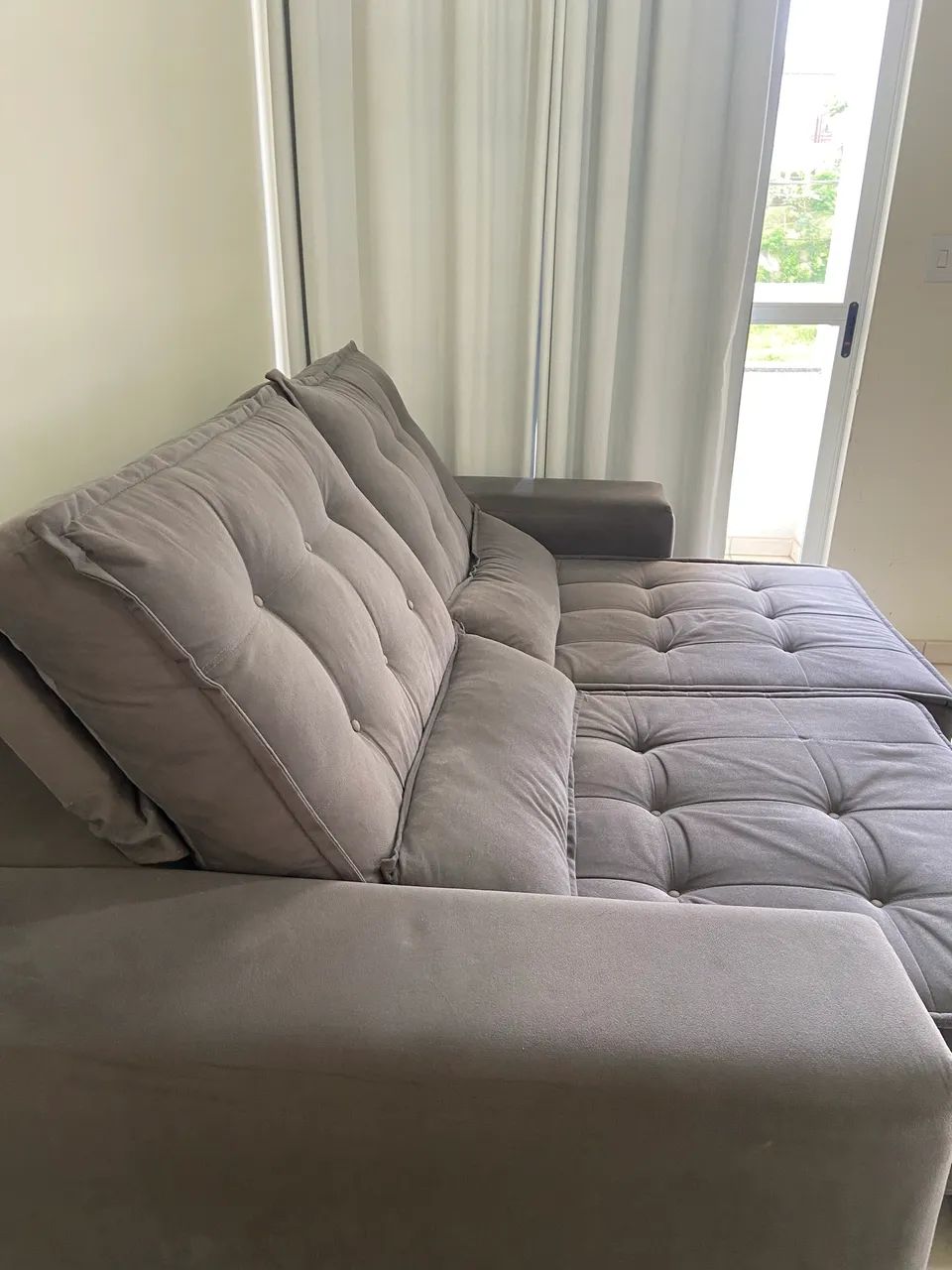 Vende - se sofá 4 lugares retrátil e reclinável  - Foto 2
