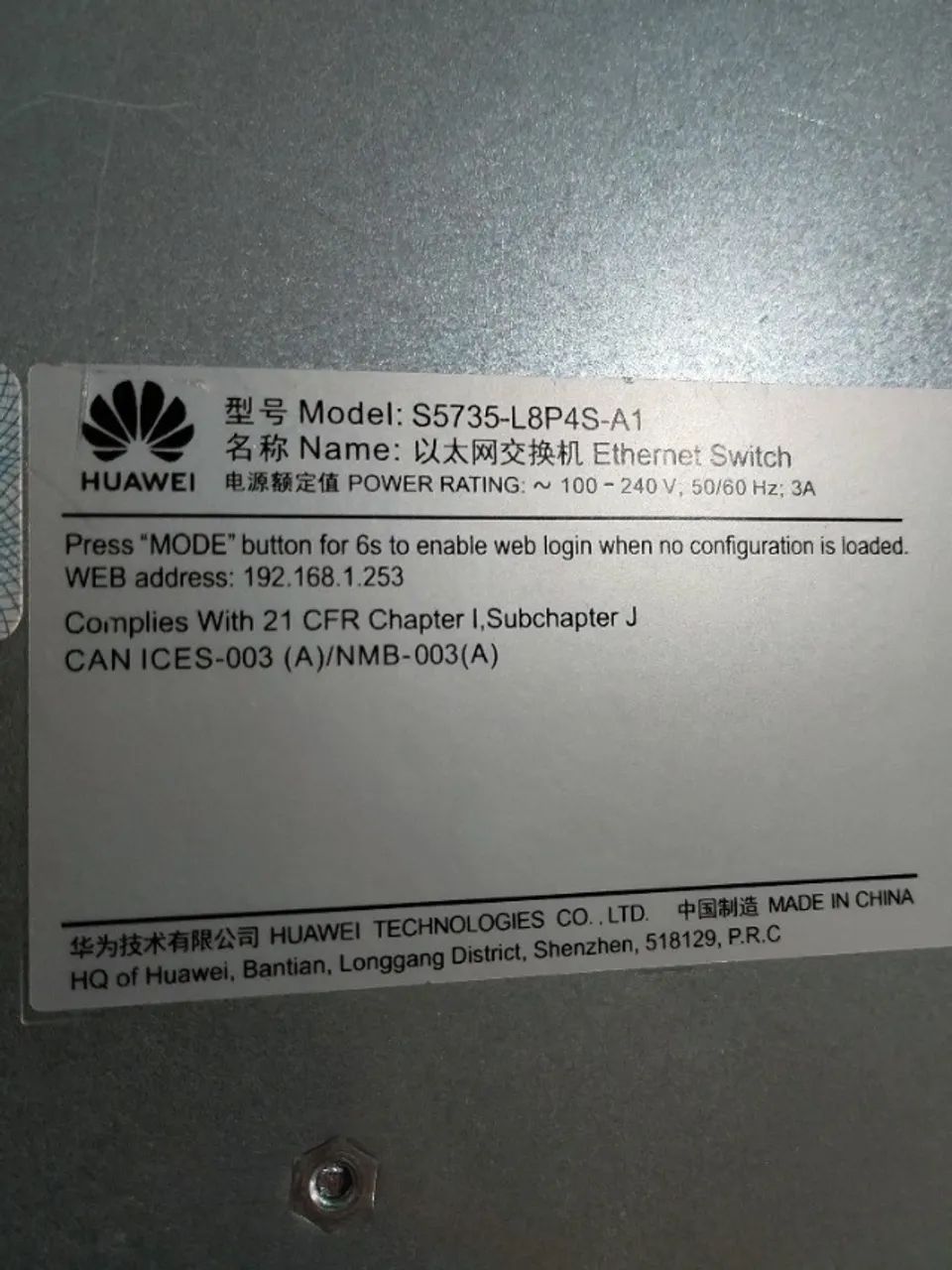 switch huawei s5735 8 portas - Foto 2