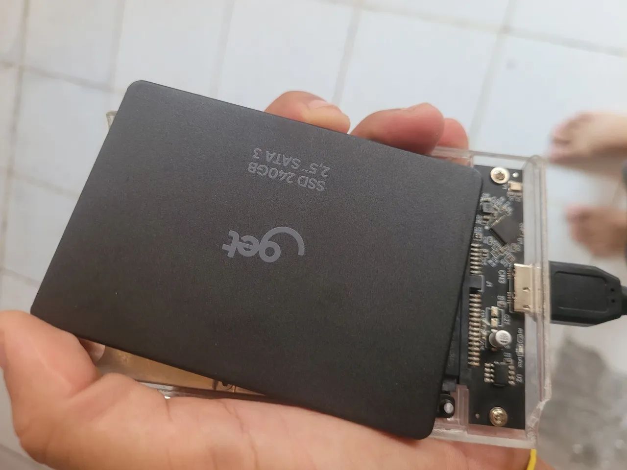 Ssd 240gb 100% saude