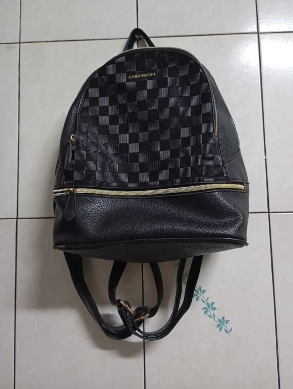 Mochila feminina Chenson preta - Foto 2