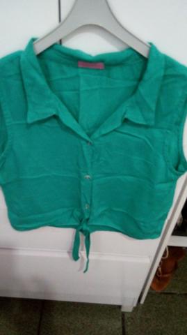 Blusa de viscose a maradinha tamanho de 8 a 10 anos