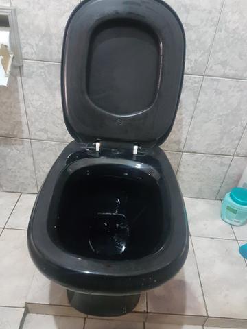 Kit pia e bacia preto para banheiro - Foto 2