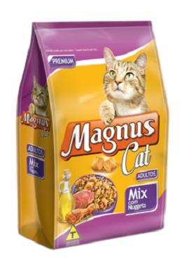 Ração Magnus Cat Mix com Nuggets - 25 kg