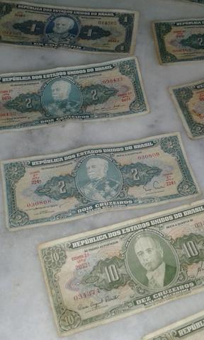 Cedulas de dinheiro antigo