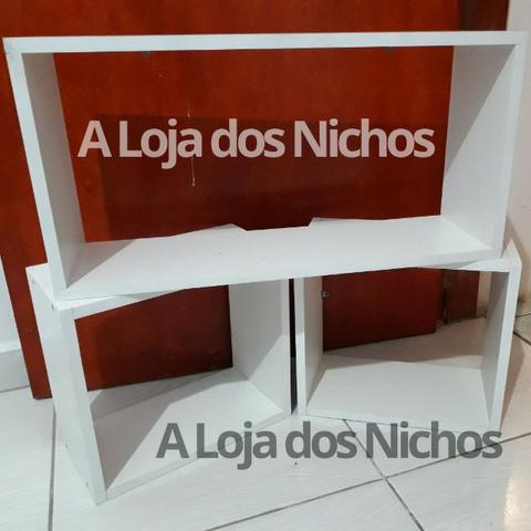 Kit 3 Prateleiras Grandes Branca Já Vão Montadas (fazemos entregas)