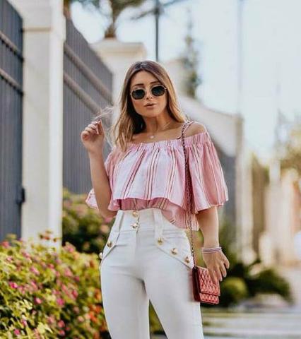 Blusa Rosa