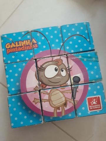 Quebra Cabeça Blocos da Galinha Pintadinha - Foto 4